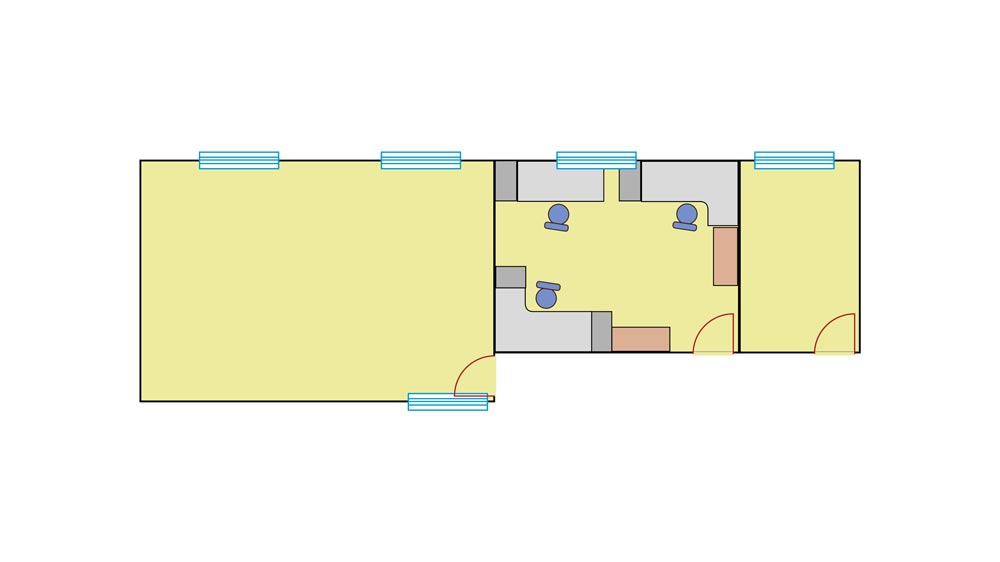 Suite 2 plan, The Chocolate Factory, Pelaw
