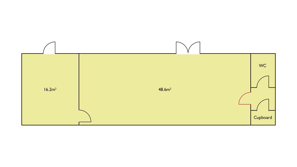 Suite 3 plan, The Chocolate Factory, Pelaw